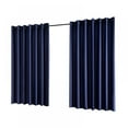 thumbnail image 4 of Blackout Rod Pocket Tier Curtains for Small Window, Short Room Darkening Basement Curtains, Cafe Drapes, 1 Panels, 34 W x 30 L Inch Each, 4 of 4