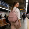thumbnail image 6 of Leodye 1PCS Large Capacity Nylon Backpack Convertible to Handbag Lightweight Commute Bag for School Work Travel and Daily Use -12.6*9.84*4.33 inches, 6 of 6