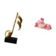 thumbnail image 5 of Escultura creativa de resina con forma de ciervo y nota musical, adorno de mesa, figura central para escritorio, chimenea, cocina, comedor, regalo de, 5 of 8