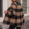 thumbnail image 4 of Stralyhd Button Down Shirts for Women Buffalo Plaid Dressy Cusual Long Sleeve Fall Fashion Lightweight Loose Fit Shirt Top Multicolor XL, 4 of 4
