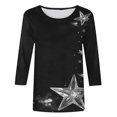 thumbnail image 4 of BEFOKA Graphic Shirts Sweatshirt for Women Winter Warm Shirts Casual Print Loungewear Tops 2025 Fall Holiday Outfits Loose Fits, 4 of 5