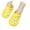 Yellow, variant on Kids Sandals Spring Summer Cute Cartoon Luminous Flower Flat Heel Clogs Beach Slippers Pink 24-25码（内长17CM）