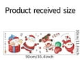 thumbnail image 2 of RKSTN Fall Decorations for Home Santa Fawn Snowman Window Decoration Wall Sticker Decorations, 2 of 5