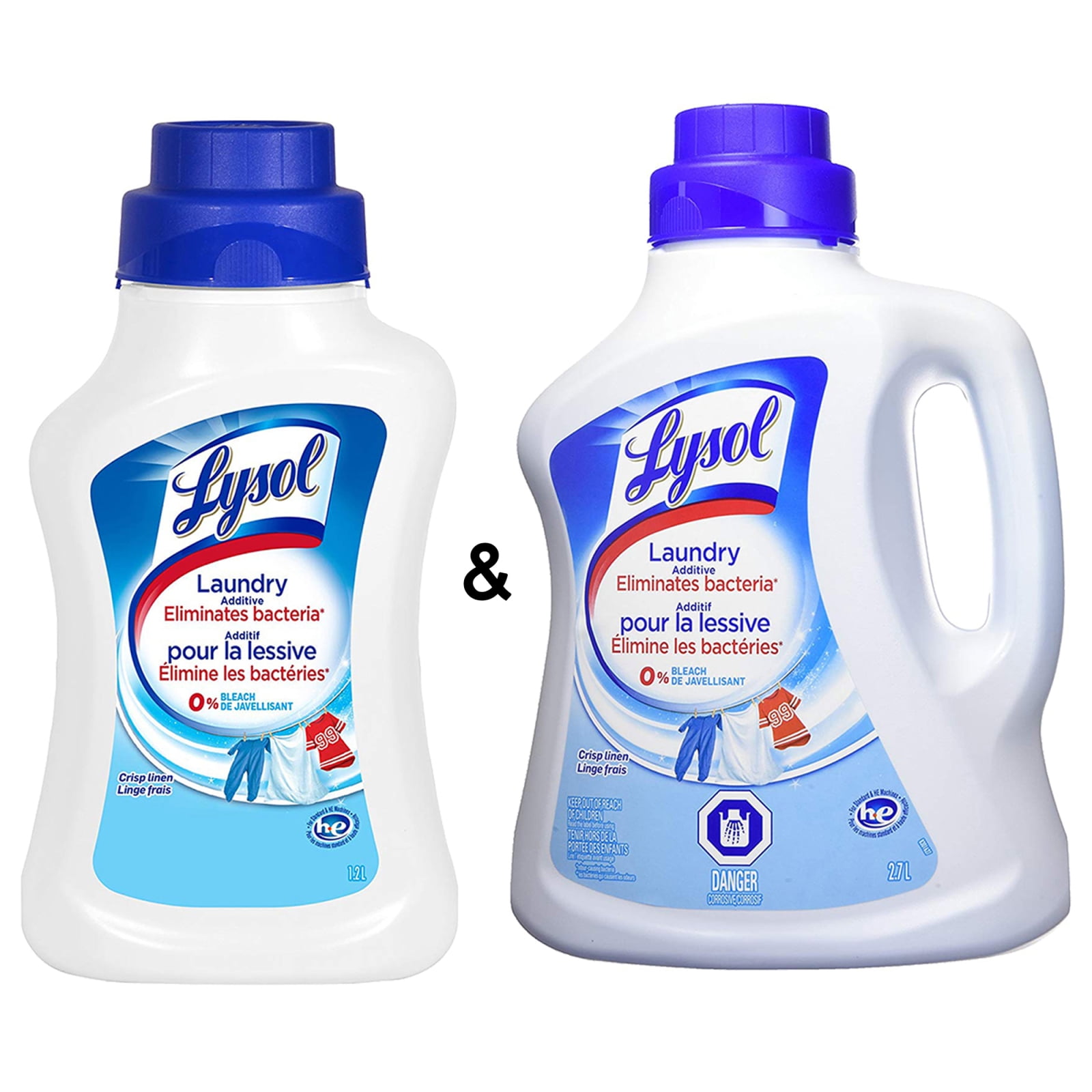 Lysol Laundry Additive, Eliminates Bacteria, 1.2L & Lysol Laundry