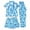 A-Blue92, variant on JAJAHO 3 Piece Girls Pajama Sets Striped Bow Print Long Pants With Shorts Sleepwear Button Down PJs 8-12 Years