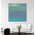 thumbnail image 3 of Giant Art 72x72 Blue Coast II Fine Art Giant Canvas Print in Green, 3 of 3