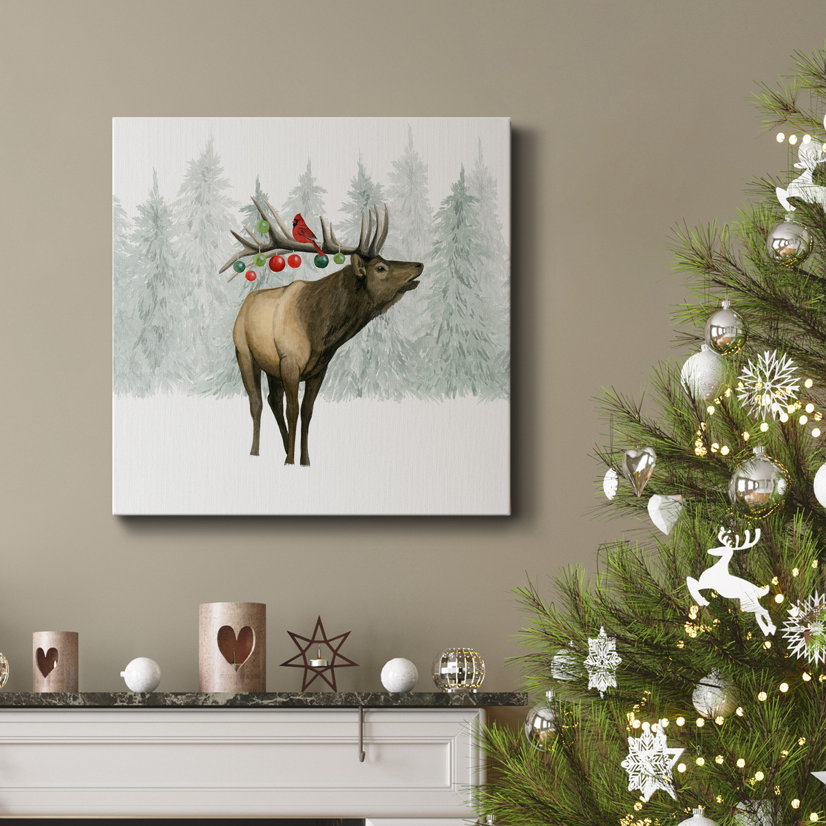 Festive Forest II- Gallery Wrapped Canvas
