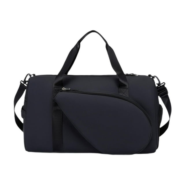 Lipstore Pickleball Bag Multipurpose Handbag Tennis Bag Pickleball Racket Storage Bag Black