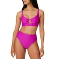 thumbnail image 3 of Bar III Women's Swim High Waisted Bikini Bathing Suit Bottoms Swimsuit New, 3 of 4