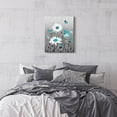 thumbnail image 4 of Bathroom Decor Wall Art Farmhouse Flower Pictures Rustic Floral Bathroom Wall Decor Country Butterfly Daisy Canvas Prints Painting Framed Artwork for Bedroom Room Decor 12"x16", 4 of 6