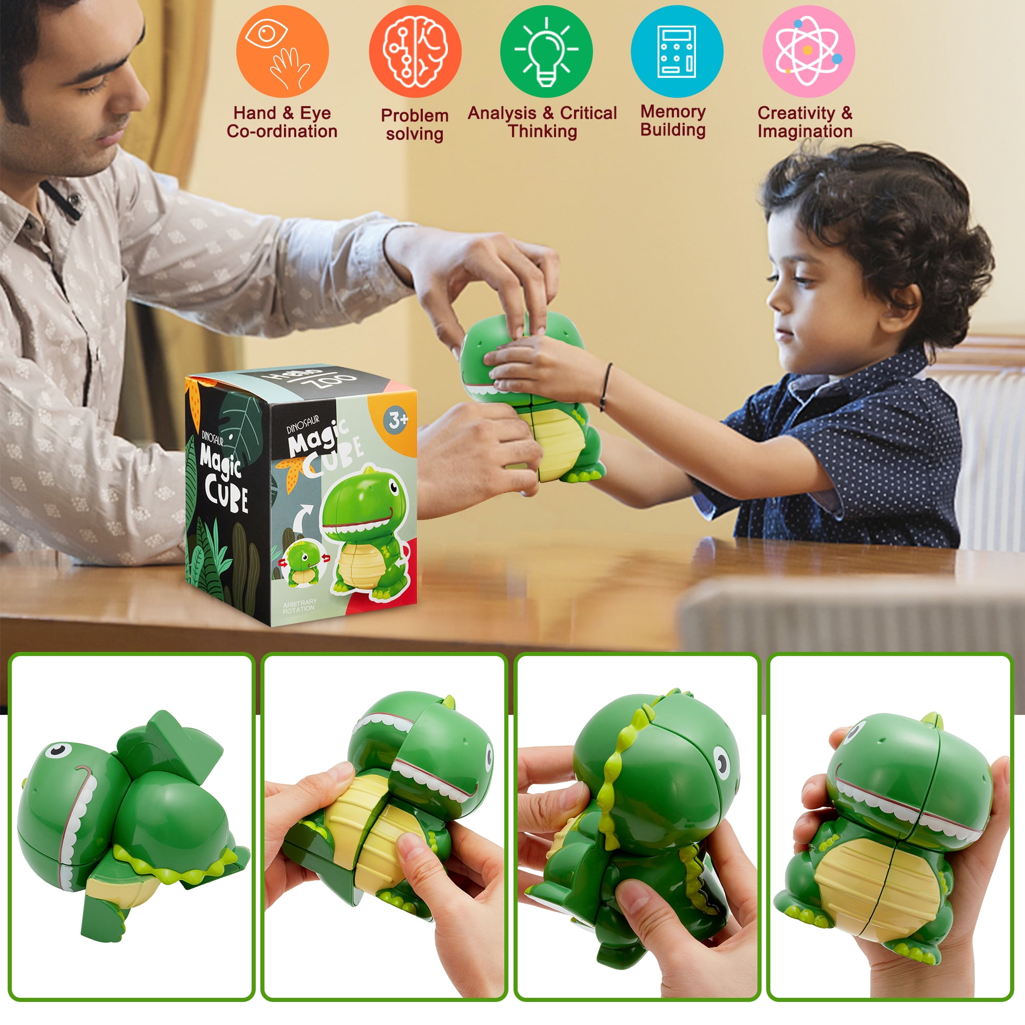 HIGH QUALITY Professional Wisdom Ball 3D Magic Cube Game Gift for Adults & Kids 