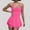 Pink, variant on Summer Rompers For Women 2024 Tennis Skirt Dress Athletic Skort Romper Dress With Shorts Underneath Trendy Drawstring Romper New Years Eve Outfit Athletic Jumpsuit Winery Outfit for Women Jumpsuits