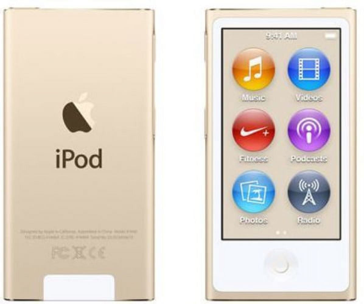 Open Box Apple iPod Nano 7th Gen 16GB Gold In Apple Box MP3