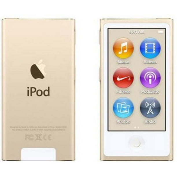 Open Box Apple iPod Nano 7th Gen 16GB Gold In Apple Box MP3