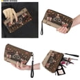 thumbnail image 4 of ZUXONGSY Cartoon Cat Daisy Flower Gift Print Tote Bag with Multifunctional Cosmetic Bags Wallet for Women PU Leather Top Handle Satchel Set with Lightweight Makeup Pouch Card Holder for Business, 4 of 4