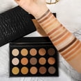 thumbnail image 4 of Paleta de maquillaje de sombras de ojos NQ nude de 15 colores profesional mate brillante, 4 of 5