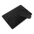 thumbnail image 1 of Amdohai Bluetooth Keyboard Mouse Combo Bluetooth3.0 Wireless Rechargeable Keyboard Ergonomic Mouse Set Slim Design Support Android iOS Windows Black, 1 of 7