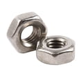 thumbnail image 1 of 100Pcs M3 3mm Female Thread Hex Metal Nut Fastener Silver Tone, 1 of 8
