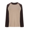 thumbnail image 2 of Hinvhai Women's Casual Classic Raglan Basic Shirts Soft Long Sleeve Sports Baseball Jerseys T Shirts Coffee 14(XXXL), 2 of 5