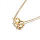 thumbnail image 5 of Collar con letras de amor en forma de O de oro rosa chapado al vacío de acero inoxidable de 18 quilates, estilo europeo y americano, regalo para novias, 5 of 6