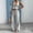 Gray, variant on PRINxy Women's Striped Casual 2 Piece Outfit V Neck Sleeveless Tank Top and Straight Leg Long Pants Daily Travel Lounge Set Yellow XS