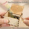thumbnail image 2 of Wooden Music Box, Mini Vintage Hand Crank Music Box Laser Engraved Fall In Love Perfect Gifts for Wife, Lover, Girlfriends, Boyfriends, Girls, Boys, 2 of 5