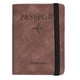 Lolmot Peau Se Sentir Cas de Passeport Rétro avec Fente Multi-Cartes Rfid Anti-Scanning Carte Imperméable à l'Eau – image 1 sur 2