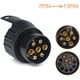 thumbnail image 1 of Adaptador de enchufe de remolque 7/13, Conector de clavija de enganche de 7 a 13 pines, 7 polos a 13 pines para remolque de coche, Tractor, caravana, portabicicletas, 1 of 5