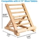 thumbnail image 4 of Soporte de bambú para tabletas y teléfonos móviles para escritorio, para iPhone, iPad, tabletas y todos los teléfonos (2), 4 of 5