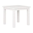 thumbnail image 3 of CorLiving Miramar Hardwood Outdoor Square Slat Top End Table, White, 3 of 7