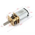 thumbnail image 2 of Uxcell DC3V 50RPM Electric Micro Gearbox Speed Reduction Geared Motor, 2 of 6
