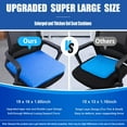 thumbnail image 2 of Gel Seat Cushion Non Slip Lightweight Portable Sitter Back Pain Tailbone Coccyx Sciatica Relief Breathable Home Office Car Super Large, 2 of 7