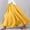 Yellow, variant on Elegant Flowy Women's High Waist Skirt Boho Maxi Long Skirt with Elastic Waist for Daily Wear and Party