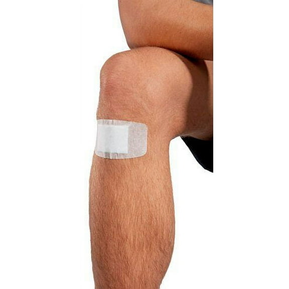 Nexcare Strong Hold Pain-Free Removal Bandages, Knee & Elbow SSB-06, 2 in x 4 in (50 mm x 101 mm)