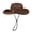 Coffee, variant on Womens Mens Wide Brim Straw Panama Hat Fedora Summer Beach Sun Hats UPF Straw Hat for Women,One Size
