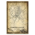 thumbnail image 3 of Campbellsville Vintage Map Prints Canvas, Kentucky Map Art Canvas, Canvas, Campbellsville Map City style vintage Canvas , Canvas Wall Art, Street Map Artwork Canvas, 3 of 6