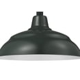 thumbnail image 5 of RWHS17-SG Millennium Lighting R Series - 1 Light Warehouse Shade-9.25 Inch Tall and 17 Inch Wide-Satin Green Finish, 5 of 7