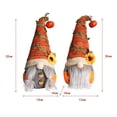 thumbnail image 3 of SLYNSHome 2 Pcs Gnomes Doll for Tray Decor,Gnomes Plush with Sunflower and Pumpkin Decoration Fall Farmhouse Labor Day Theme Ornaments Cute Gnome Plush Doll for Home Farmhouse Kitchen, 3 of 9