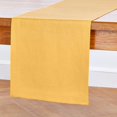 thumbnail image 2 of Solino Chemin de Table en Lin Jaune Moutarde 72 Pouces de Long - 100 % Lin Pur 14 x 72 Pouces pour l'Été - Fête, 2 of 7