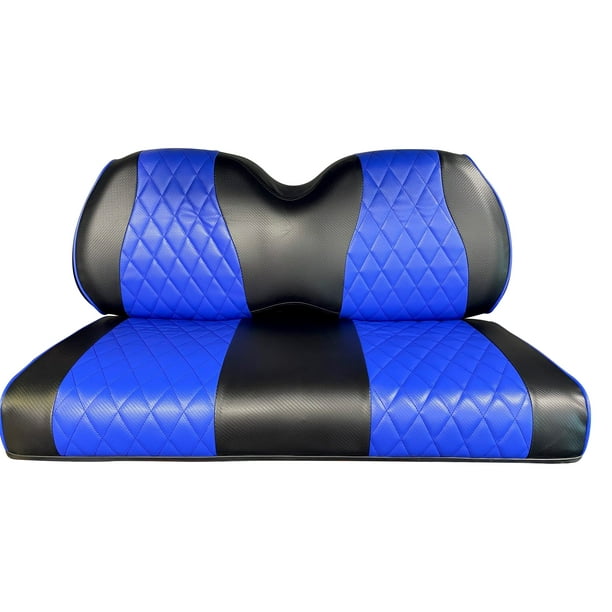 Ezgo Txt Rxv Club Car Ds Front Rear Seat Covers Diamond Stitching Royal Blue Com - Ezgo Rxv Front And Rear Seat Covers