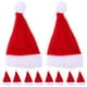 thumbnail image 1 of 12pcs Navidad temática Mini sombrero decoración piruleta tapa Mini Santa Claus sombreros decoraciones, 1 of 5