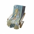 thumbnail image 4 of Going Away Party Soft Flannel Fleece Throw Blanket, Vintage Retro Lady Escorts Aircraft Pop Art Style Travel Comic, Cozy Plush for Indoor and Outdoor Use, 50" x 70", Pale Blue Yellow, by Ambesonne, 4 of 6