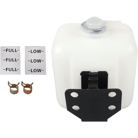 Genrics Overflow Coolant Bottle Replacement for Kubota with Bracket Coolant Reservoir