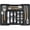 Black, variant on Expandable Drawer Organizer,Utensil Holder,Silverware Tray for Drawer, Multipurpose Kitchen Organizers And Storage Solution,Cutlery Tray for Forks, Knives