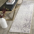 thumbnail image 2 of SAFAVIEH Passion Madrid Damask Runner Rug, Lavender/Ivory, 2'2" x 12', 2 of 7