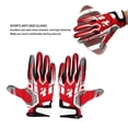 thumbnail image 4 of Un Par De Guantes De Fútbol Antideslizantes, Capa De Palma De Silicona, Guante De Bateo De Béisbol Transpirable, Guantes De Fútbol Portátiles De Rendimiento Mejorado Para, 4 of 7