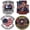 Style 2, variant on 4 Pcs USA 250th Anniversary Commemorative Brooch Pins & Brooches Patriotic Pin Set for Independence Day