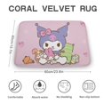 thumbnail image 6 of Kuromi And My Melody Bathroom Rugs, Extra Soft And Absorbent Bath Mat, Non-Slip, Machine Washable, Quick Dry Shaggy Bath Carpet for Bathroom Floor, Tub, Shower, 6 of 8