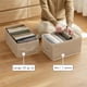 thumbnail image 1 of onlyliua para Interior/Exterior Organizadores de Ropa para Armario, Organizador de Ropa En 10 Compartimentos y Soportes, Organizador de Cajón En Ropa Plegable y Lavable con Asa, 1 of 6