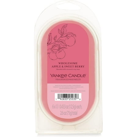 Yankee Candle Well Living Collection Wholesome Apple & Sweet Berry Fragranced 6-pc Wax Melts